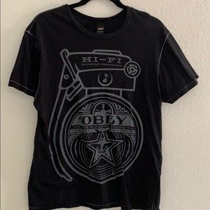 Men Obey T-shirt. 100% cotton
